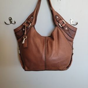 Fossil Genuine Leather Shoulder Bag